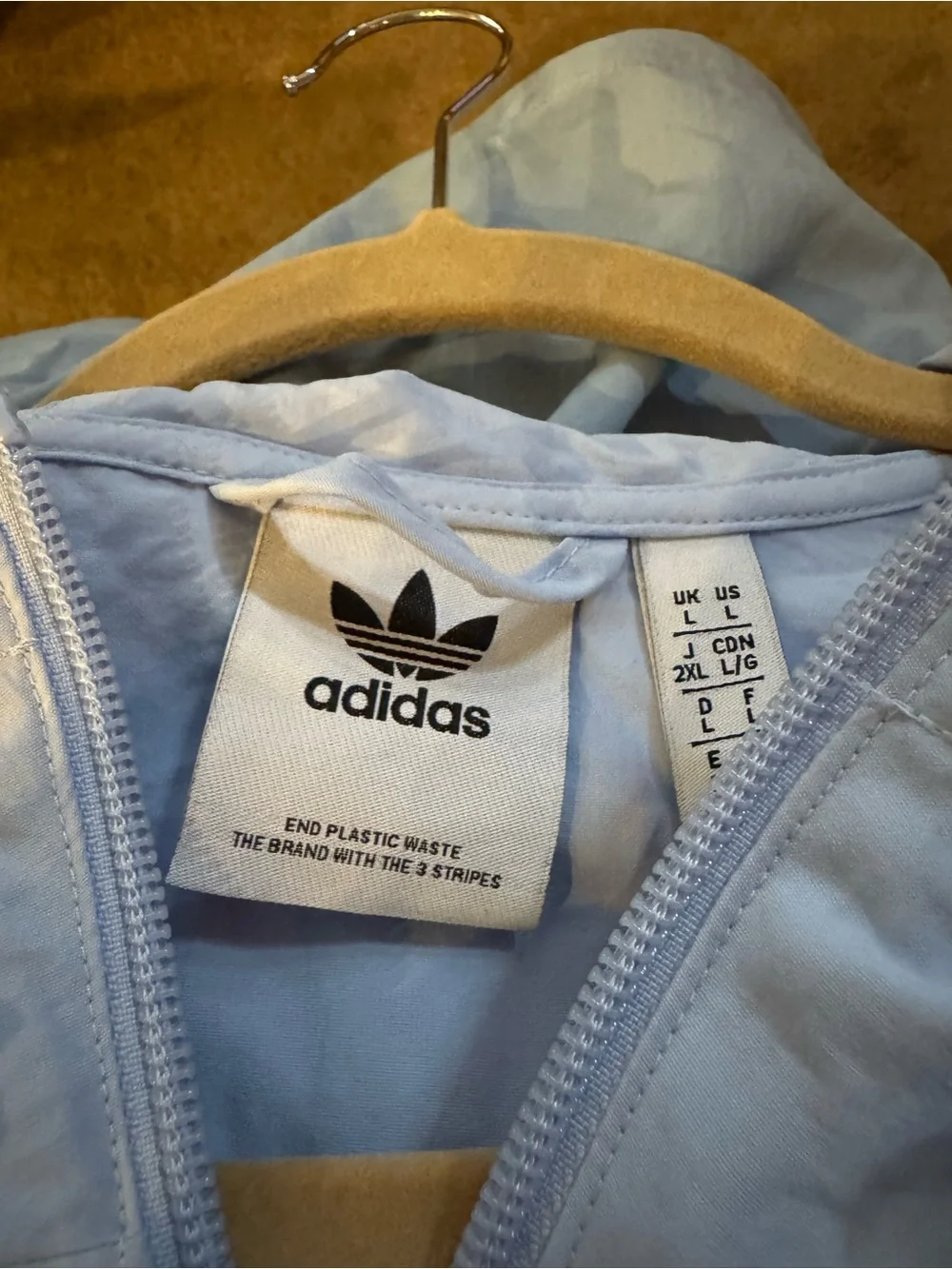 Adidas Men’s Sz. lg Windbreaker